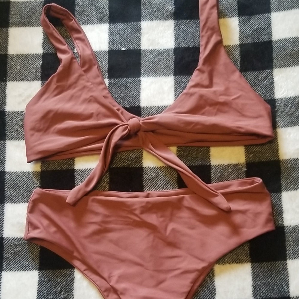 Zaful brow tie highwaisted bikini